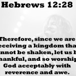 Hebrews 12-28